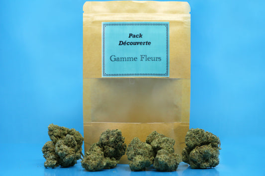 Pack Découverte - Gamme Fleurs CBD - INDOOR - 10 gr